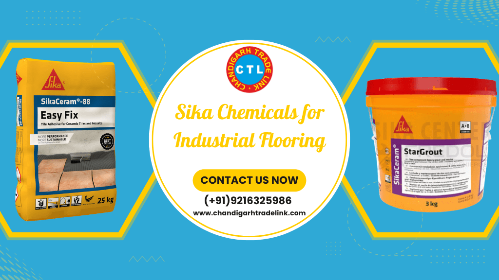 Complete Range of Sikka Chemicals for Industrial Flooring by Chandigarh Trade Link