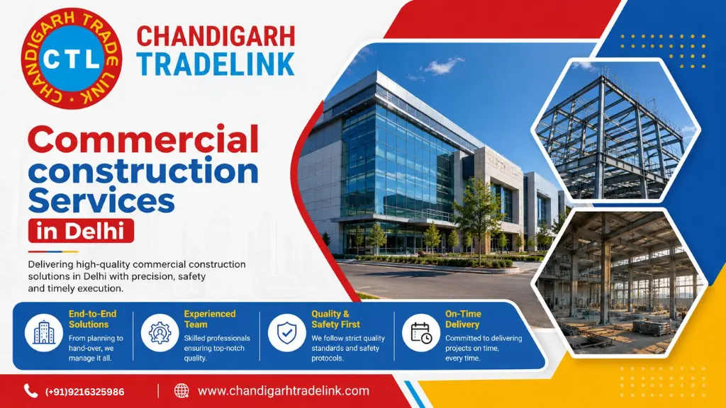 Commercial construction Services in delhi