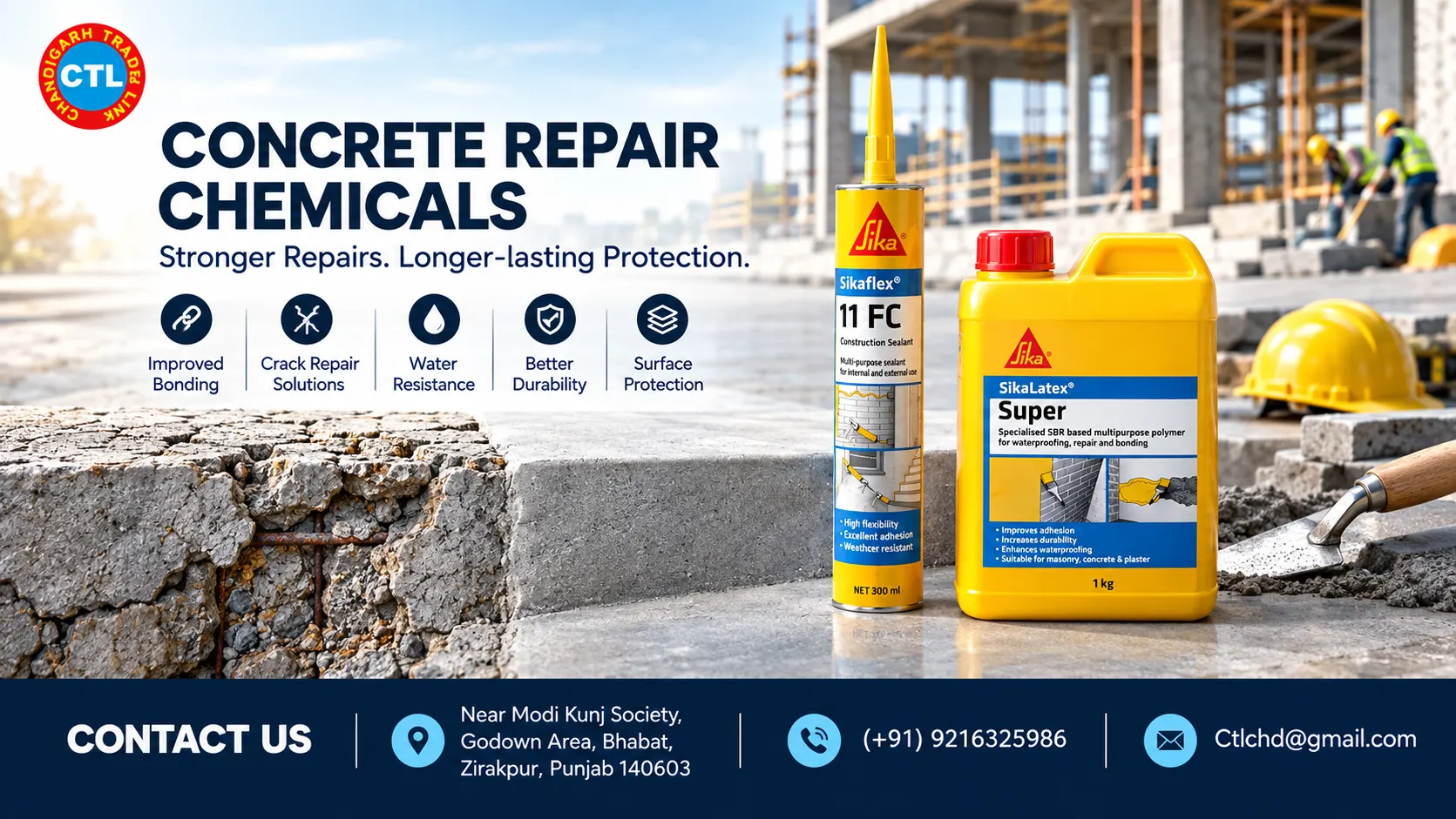 Concrete Repair Chemicals